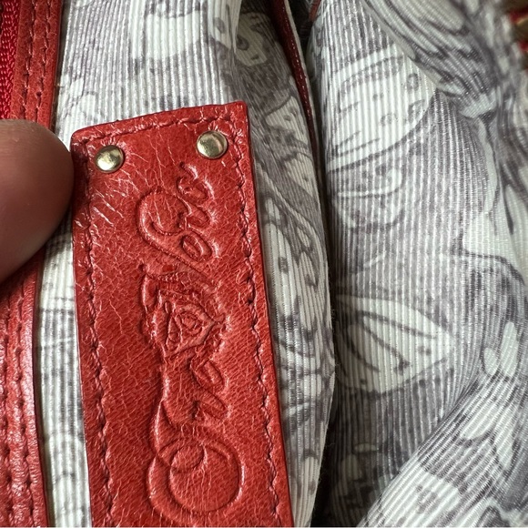 Tre Vero Red Quilted Shoulder Bag - Picture 5 of 13